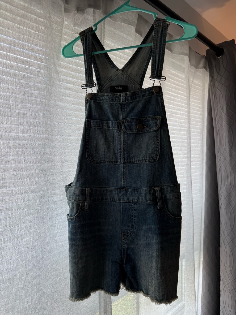 Moschino Denim Short Overalls